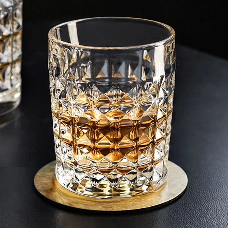300ml Tequila Brandy Vodka Cups Household Wine Utensils European Crystal Glass Whiskey Foreign Wine Glasses Beer Mug Drinkware
