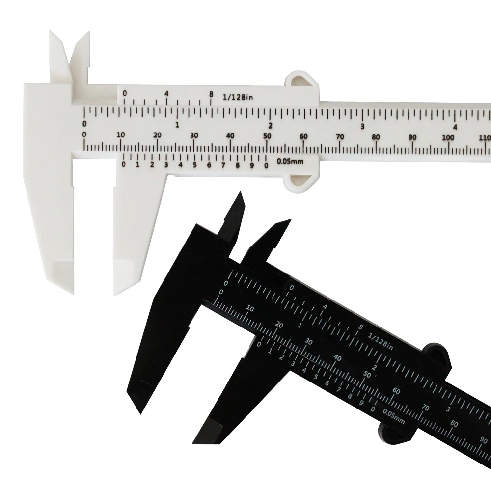 

10PCS Ruler Scale Plastic Vernier Caliper Measuring Measure Tool for mircrobalding tattoo supplies