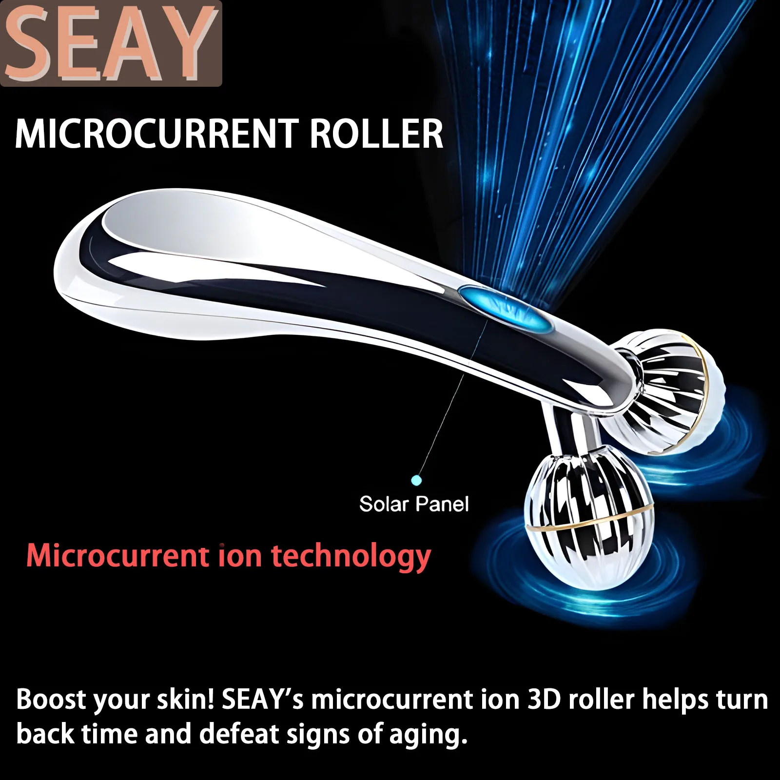 3D Face Roller for Facial Contouring Anti-Aging Cellulite & Wrinkle Reduction Skin Tightening & Firming