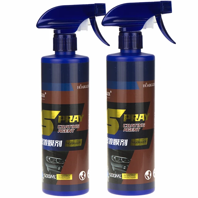 500ml 3 In 1 Car Ceramic Coating Spray Quick Nano-coating Paint Repair  Spray Wax Automotive Hydrophobic Polish Paint Cleaner - AliExpress