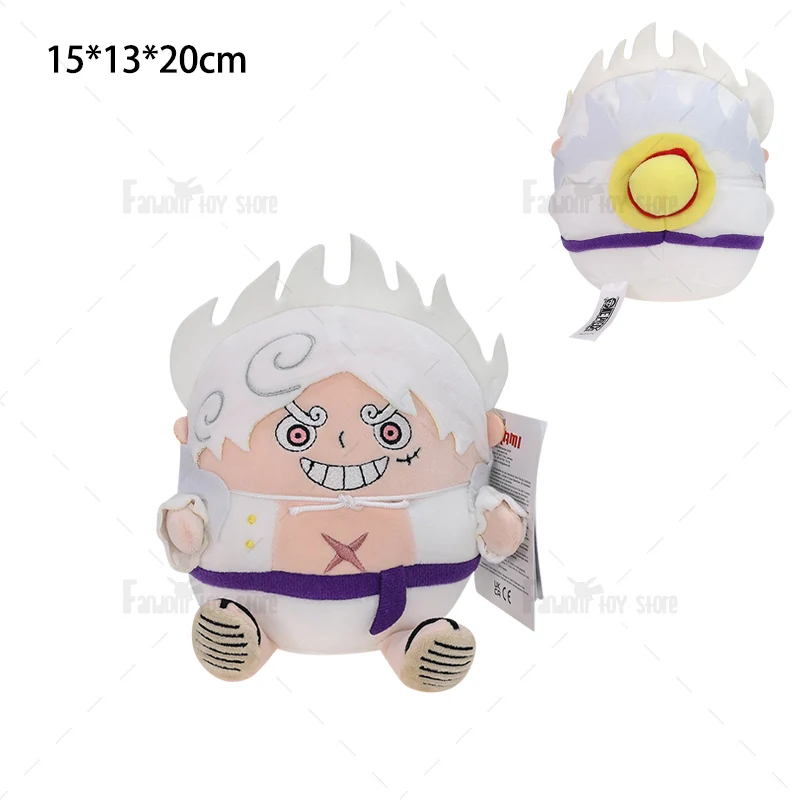 thumbnail image 1 of Original ONE PIECE Plush Gear 5 Luffy Sanji Brook Doll Soft Stuffed Toys Birthday Christmas Gift, 1 of 5
