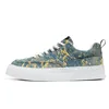 New Spring Popular Shoes with Thick Sole Printed Men's Trendy and Unique Design, Versatile Elevated Board Shoes, Casual Shoes 5