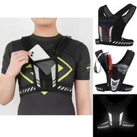 Reflective Running Backpack Universal Lightweight Sport Running Vest Mobile Phone Cards Bag For Jogging Fitness Male Female Vest 1