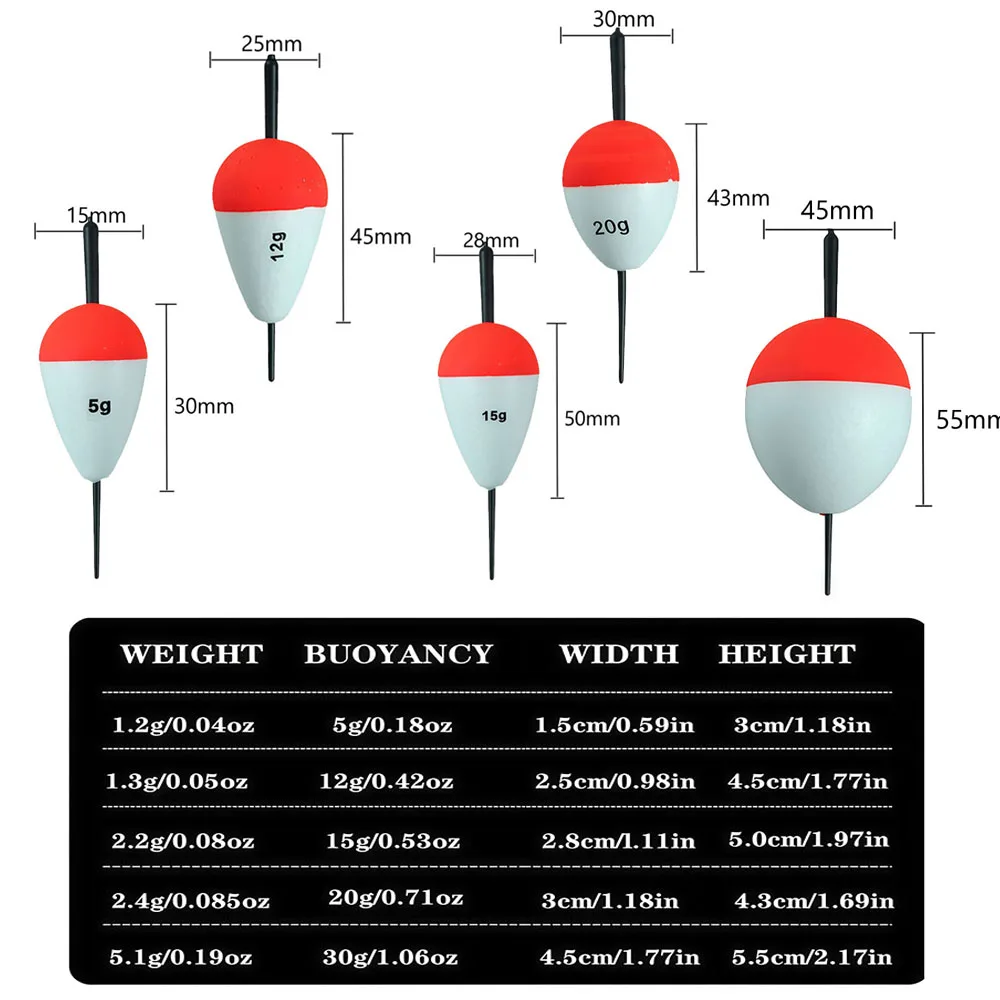 10Pcs Fishing Float 2