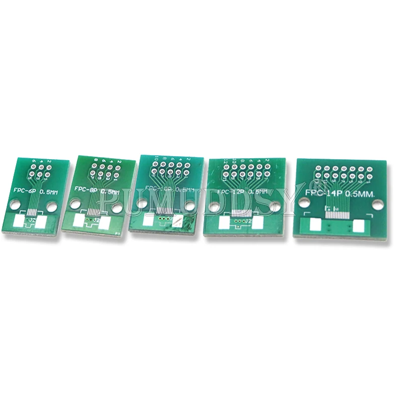 5PCS FPC FFC PCB Board Connector 0.5mm 1mm Pitch Double Side Adapter Socket Plate DIY KIT 6 8 10 12 20 40 50 Pin To DIP 2.54mm