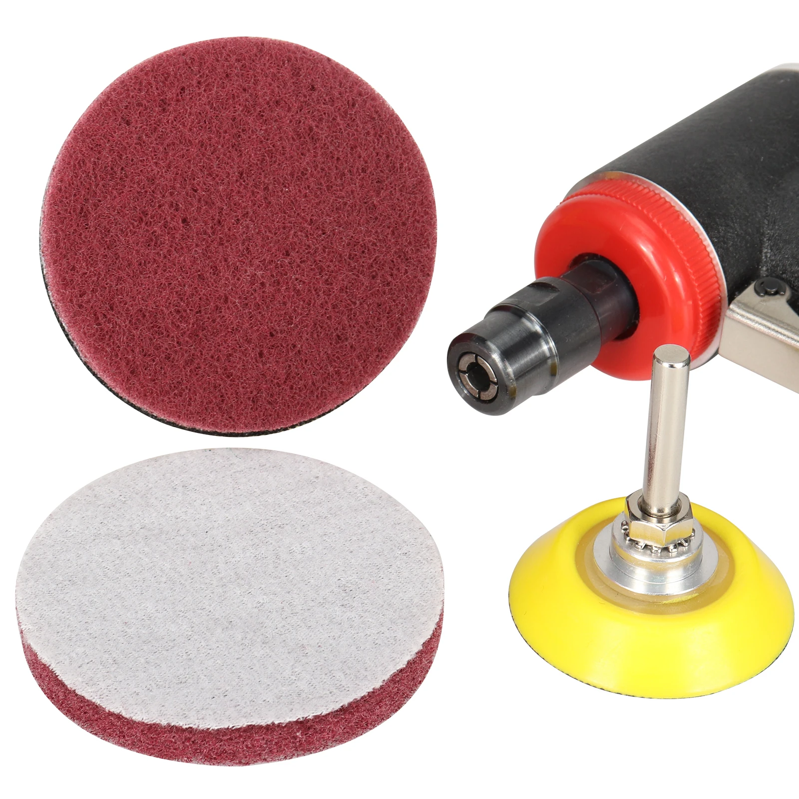 10 stücke 4 Zoll Bohrer Power Pinsel Fliesen Wäscher Scheuer Pads Reinigung Kit Haushalts Reinigung Werkzeug für Badezimmer Boden Polieren pad – Detail 7