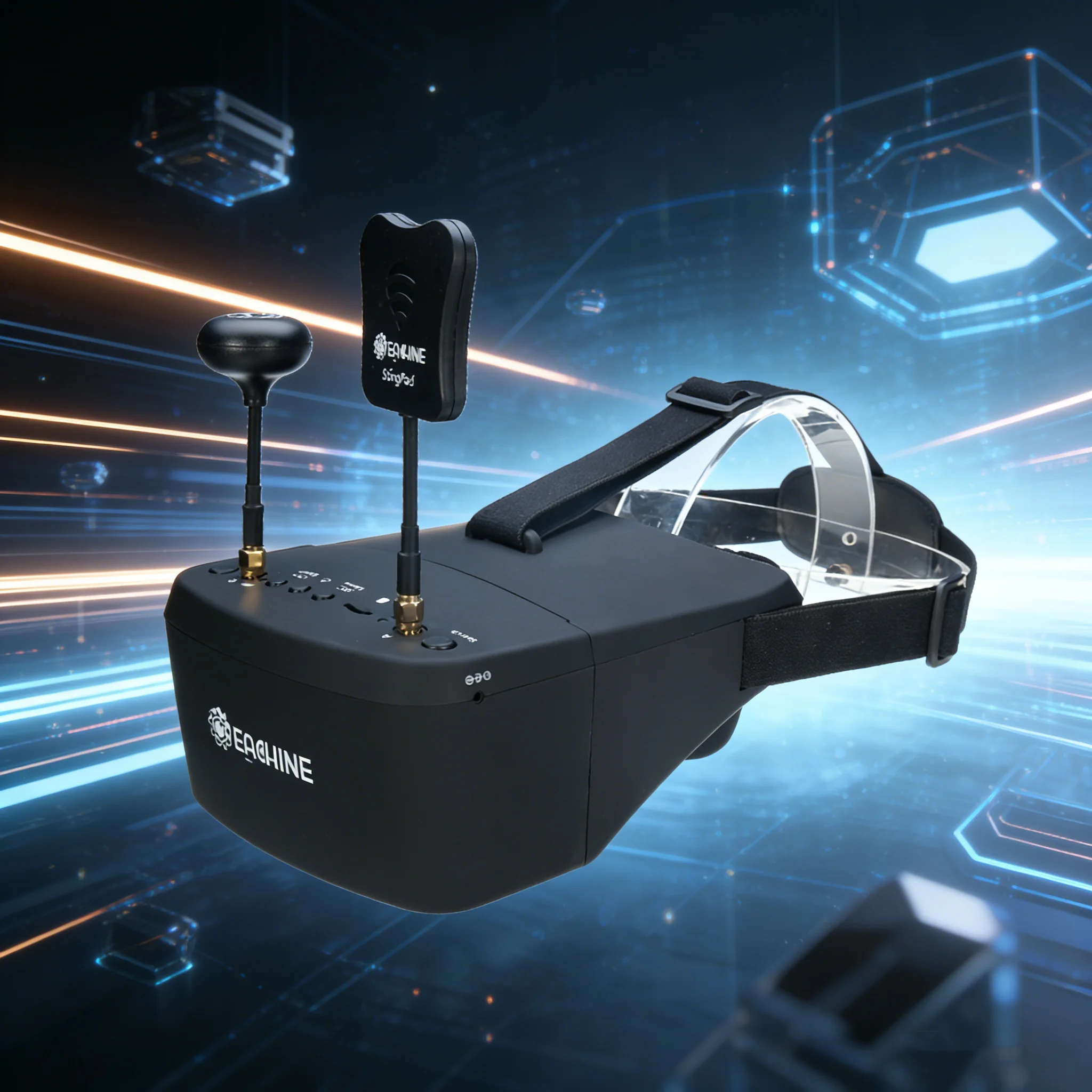 Eachine EV800D 5.8G 40CH 5 Inch 800*480 Video Headset HD DVR Diversity FPV Goggles
