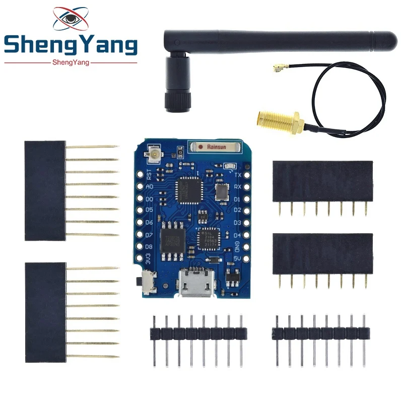 1 шт. ShengYang D1 mini Pro -16 м байт внешний антенный разъем ESP8266 Wi-Fi для WEMOS | Электронные