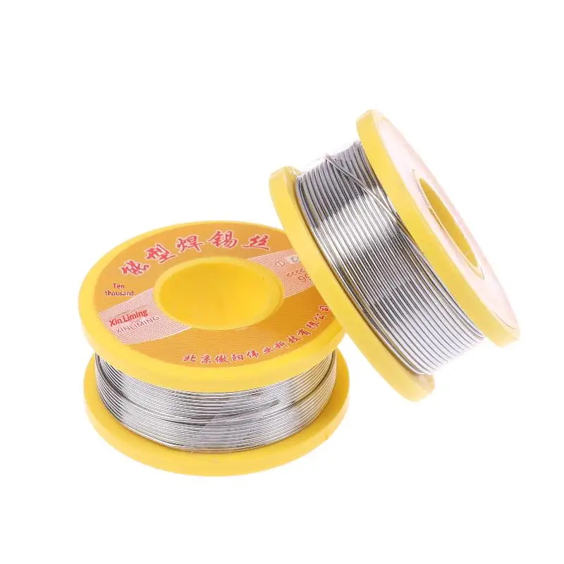 50G 주석 와이어 솔더링 와이어 플럭스 함유 로진 코어 솔더 롤 노클린 전기 수리용 솔더 0.8/1.0mm