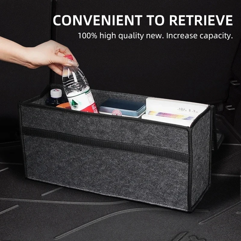 Car Trunk Organizer Box Large Capacity Folding Storage Bag For