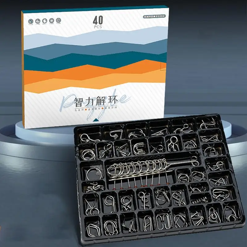 Рисунок 2 - Набор пазлов из проволоки