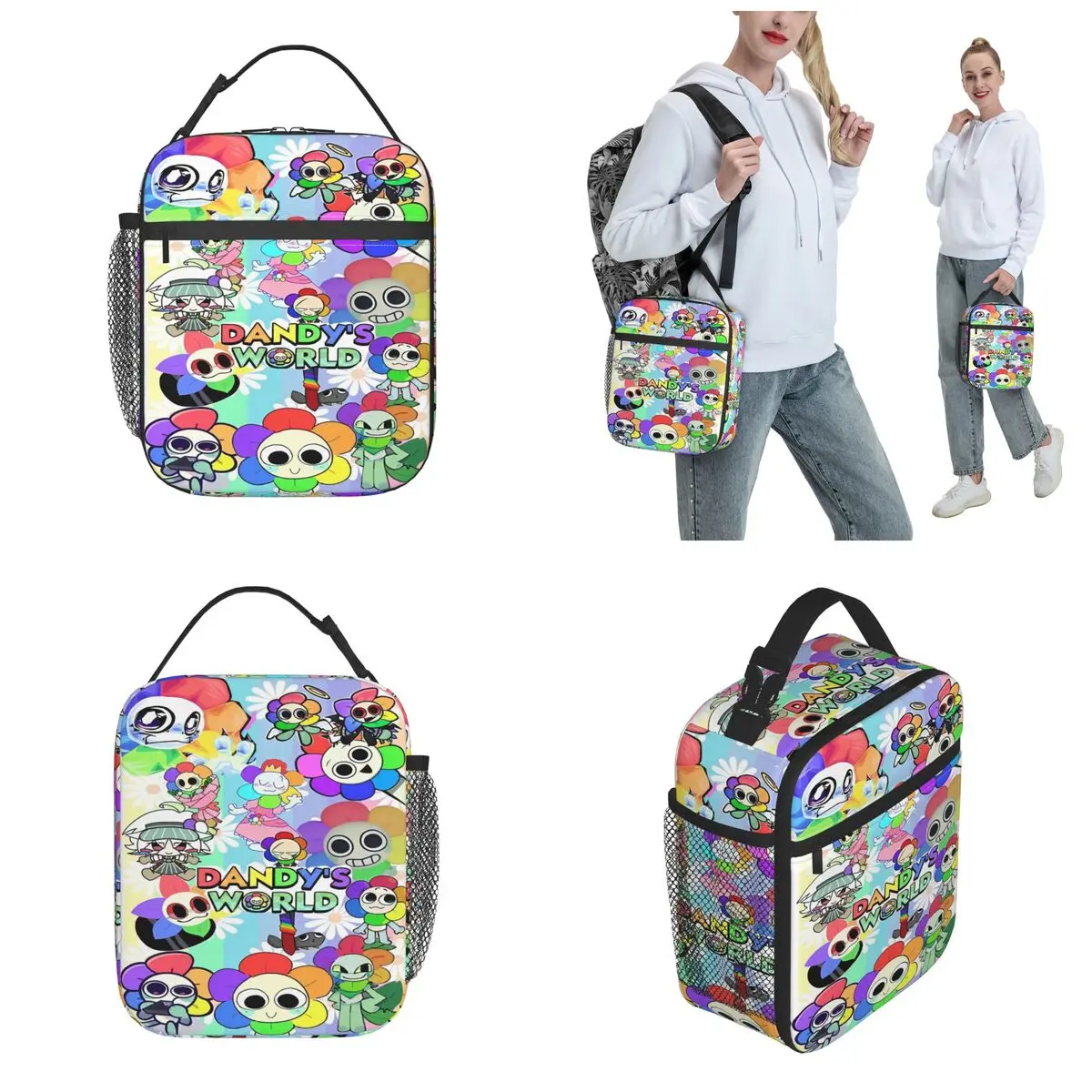 Dandys World Game Accessories Insulated Lunch Bag For Outdoor Food Box Portable Thermal Cooler Lunch Boxes
