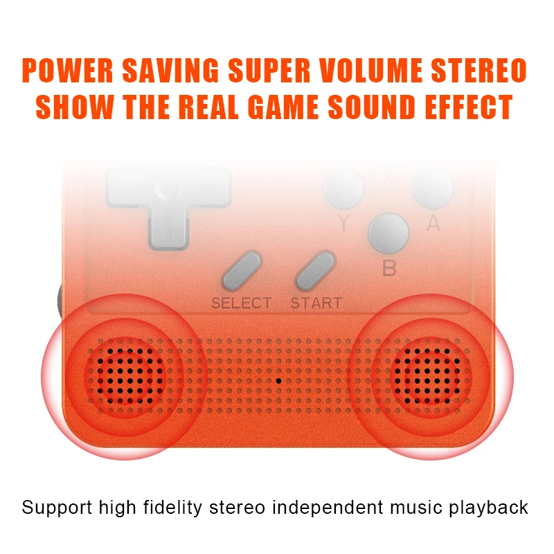 Mini V90 Retro Flip Handheld Game Player 3.0 Inch IPS Handheld Console 3000 Classic 3D Games Pocket Video Game Boy Player System
