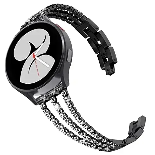 Women's Diamond Bracelet Band - Elegant 22mm/20mm Strap