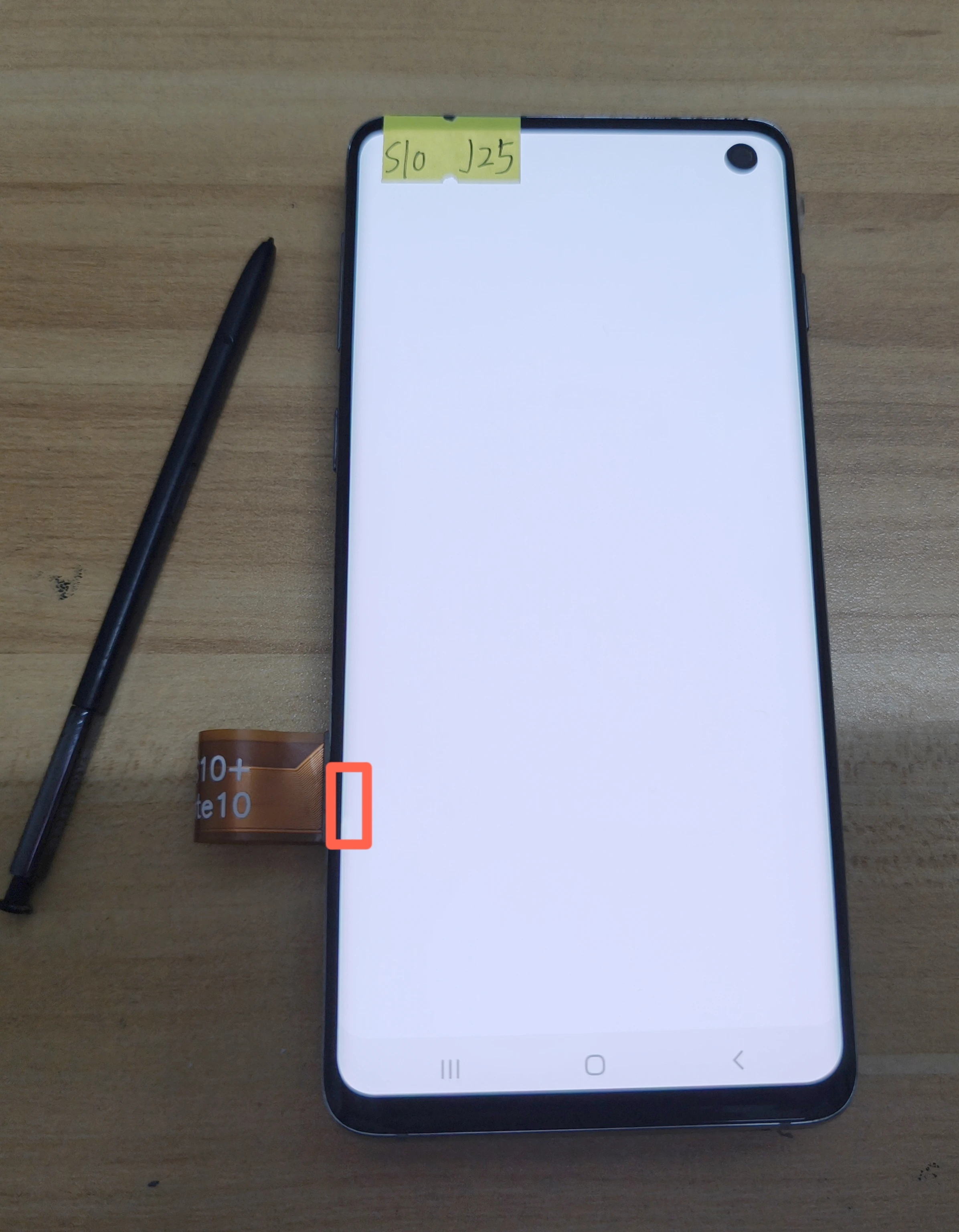 

AMOLED material Samsung Galaxy S10 G973U G973F G973D G973B/S digital instrument, with frame series LCD display screen