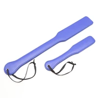 Blue PU Leather Spank，Horse Whip Flog Spank Paddle for Horse Training Crop Equestrian Riding Bat 1