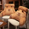 Lovely Capybara Backrest Cushion Lumbar Support Pillow Triangle Reading Pillow Soft Headboard Cartoon Capybara Plush Gifts 6
