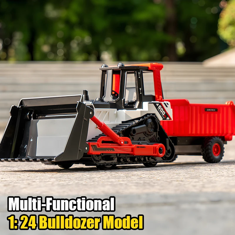 Eco Friendly ABS Plastic Bulldozer Model Toy for Kids