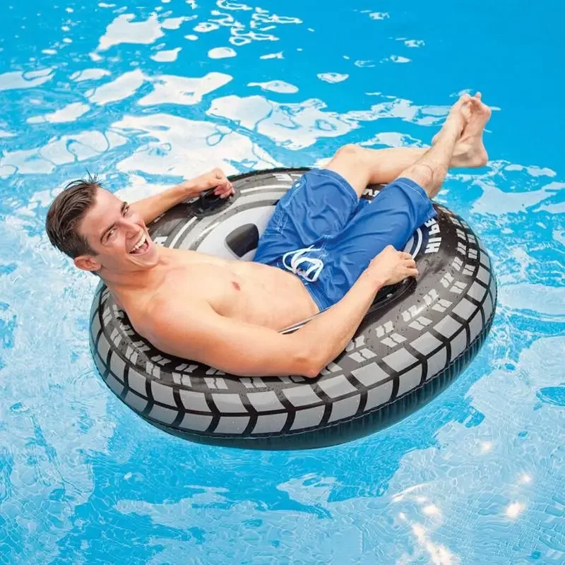 Inflatable Life Ring Swim Ring Baby Float Underarm Circ for Adults Kids Fat People