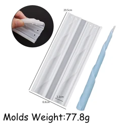 Elegant Spiral Taper Candle Silicone Mold (02)