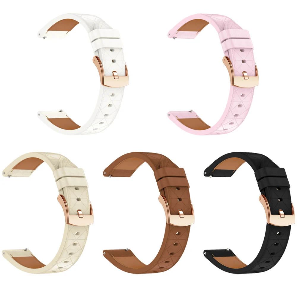 18mm Synthetic Leather Strap Bracelet