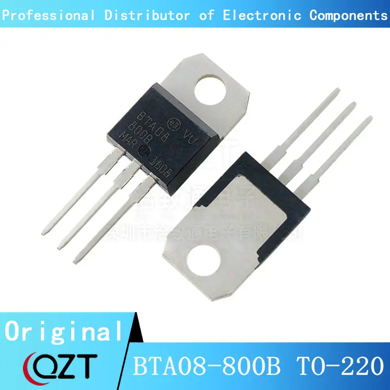 10pcs/lot BTA08-800B TO220 BTA08-800 08-800B 8A 800V TO-220 chip New spot 10pcs lot bta204 600b bta204 600c bta204 600d bta204 800b bta204 800e bta204 bta204 600b 600c 600d 800b 800e to220 triode