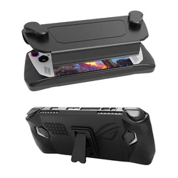 Durable Protective Case with Removable Front and Kickstand - Gaming Accessory Shell (Black)