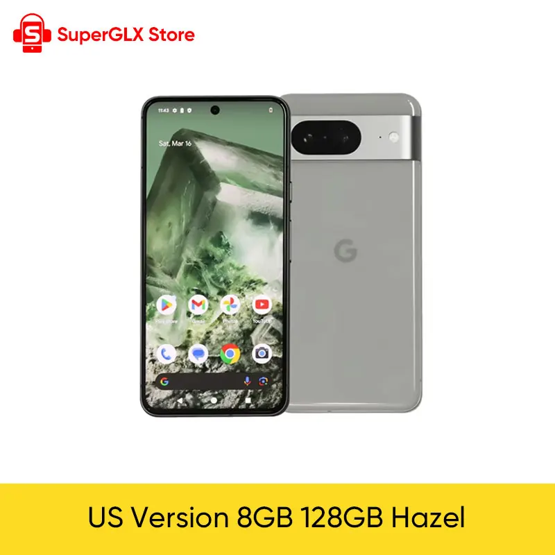 【新品未使用】Google Pixe l8a 128GB Google Pixel 8a 5G 128GB Smartphone (Unlocked), Obsidian