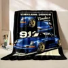 3D Classic Racing Car Soft Flannel Blanket for Bed Bedroom Sofa Picnic, Warm Throw Blanket for Cover Outdoor Leisure Nap Gifts 1