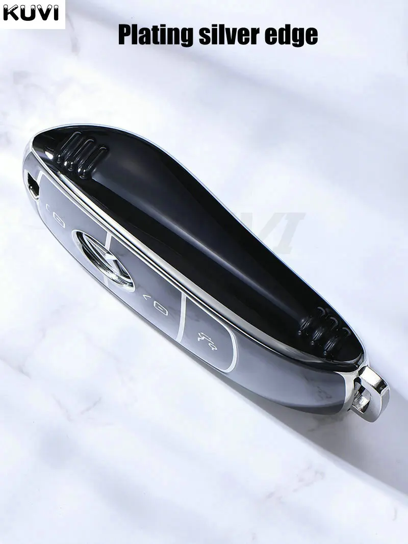 TPU Car Remote Key Case Cover Shell Fob For Mercedes Benz A C E S G Class GLC CLE CLA GLB GLS W177 W205 W213 W222 X167 AMG key case