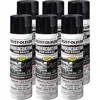 248656-6PK Stops Rust Professional Grade Undercoating Spray Paint, 15 oz, Rubberized Black, 6 Pack 1