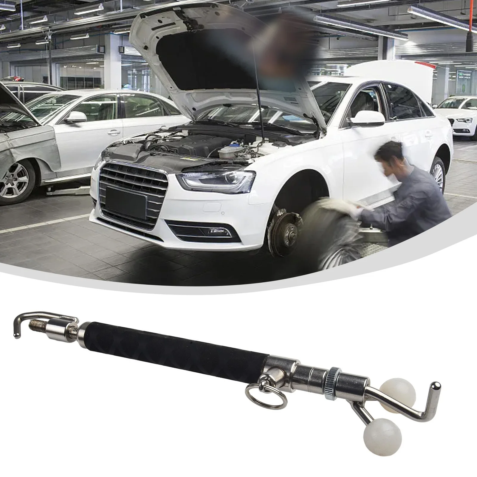 

1x Car Engine Hood Lift Up Support Door Prop Rod Dent Repair Fixed Tool Works On Most Models Of Cars And Trucks Auto Accessories