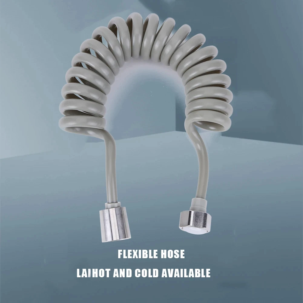 Plumbing Hose 2m 3m 5m Soft Flexible Long Spring Shower Head Hose Tube Toilet Bidet Shattaff Sprayer Telephone Line Hoses Bathroom Accessories