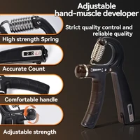 5-60kg Adjustable Hand Grip Strengthener Hand Gripper Trainer Set With Counter Wrist Forearm And Hand Exerciser For Muscle 2