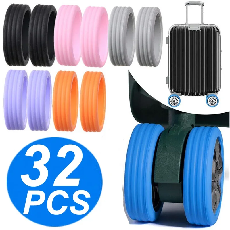 Luggage Wheel Protector 32/4PCS For Trolley Case Suitcase