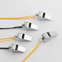 Hot sale Party Training School Referee Sport Rugby Cheerleaders Stainless Steel Whistles Cheerleading Tool Metal Whistle