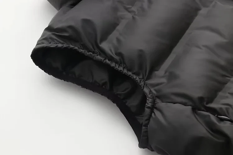 Women's Parkas Vests Jackets Coat Black Outwear Sleeveless Top With Zipper zarftrafins Woman Coat Chaqueta Acolchada Ladies Top