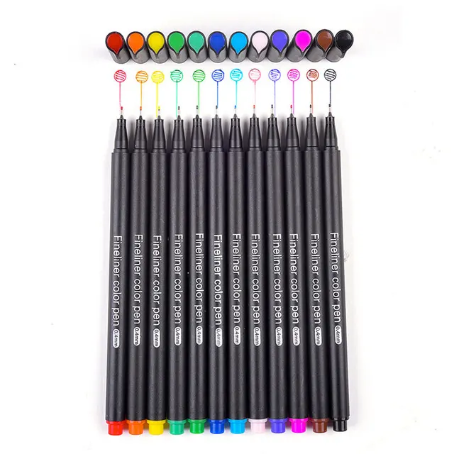 Fineliner Colored Pens Bullet Journal Planner Pen, Porous Fine Point  Drawing Markers For Writing Sketch Taking Note Calendar - Gel Pens -  AliExpress