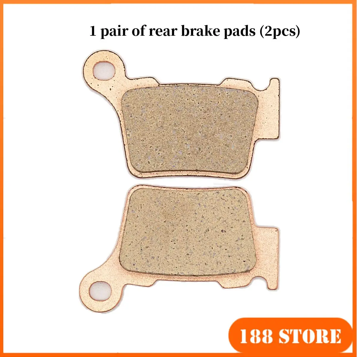 Rear brake pads