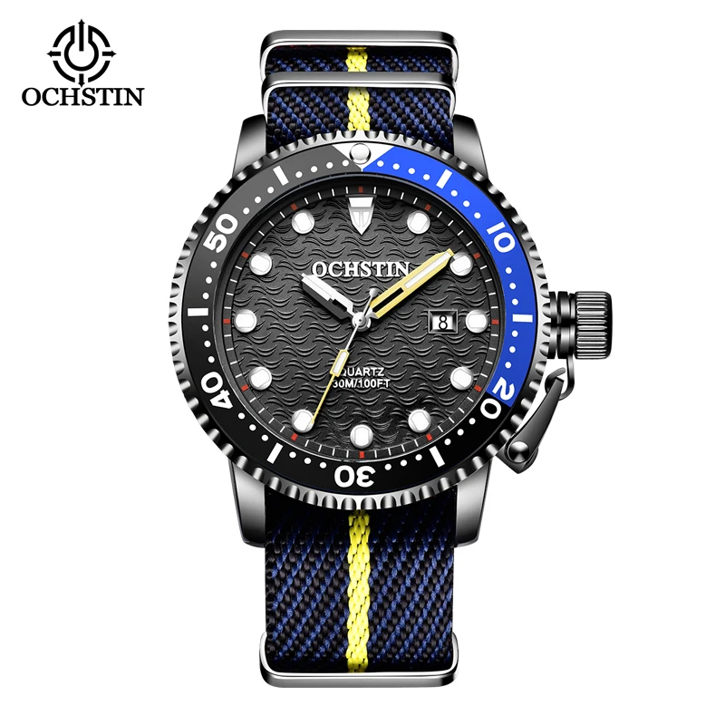 Men's personality business watch waterproof calendar luminous multifunctional business watch multiple color options masculinity