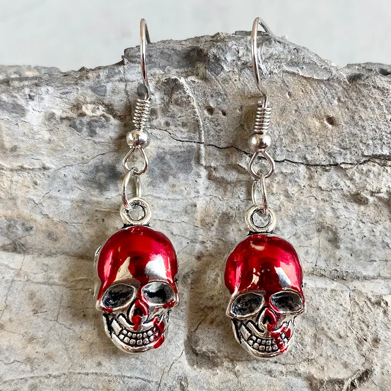 Pendientes De Cuchillos De Carnicero Sangrientos