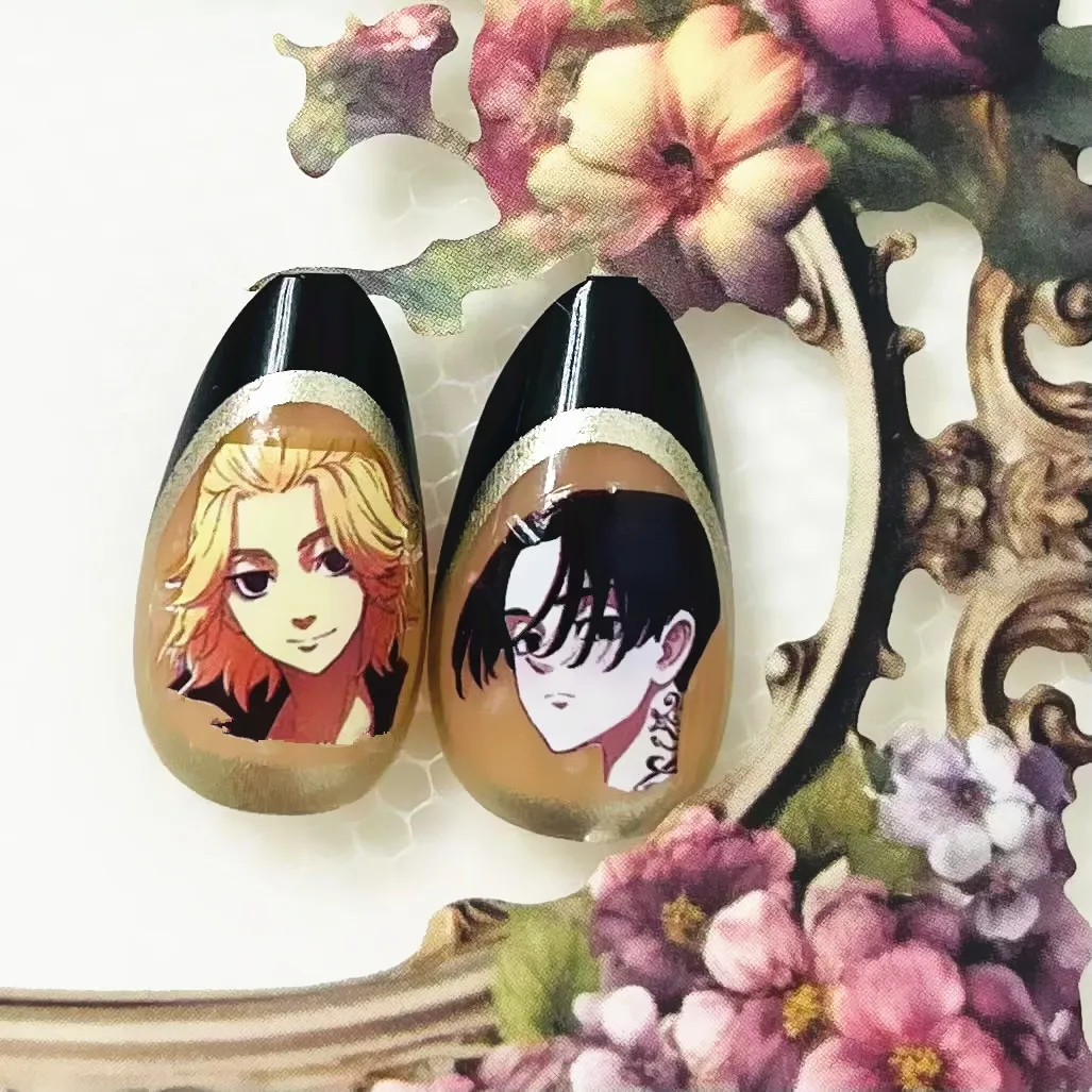 TSC-106 Anime Tokyo Revengers 3d Nail sticker Nail Art Slider Gojo Satoru