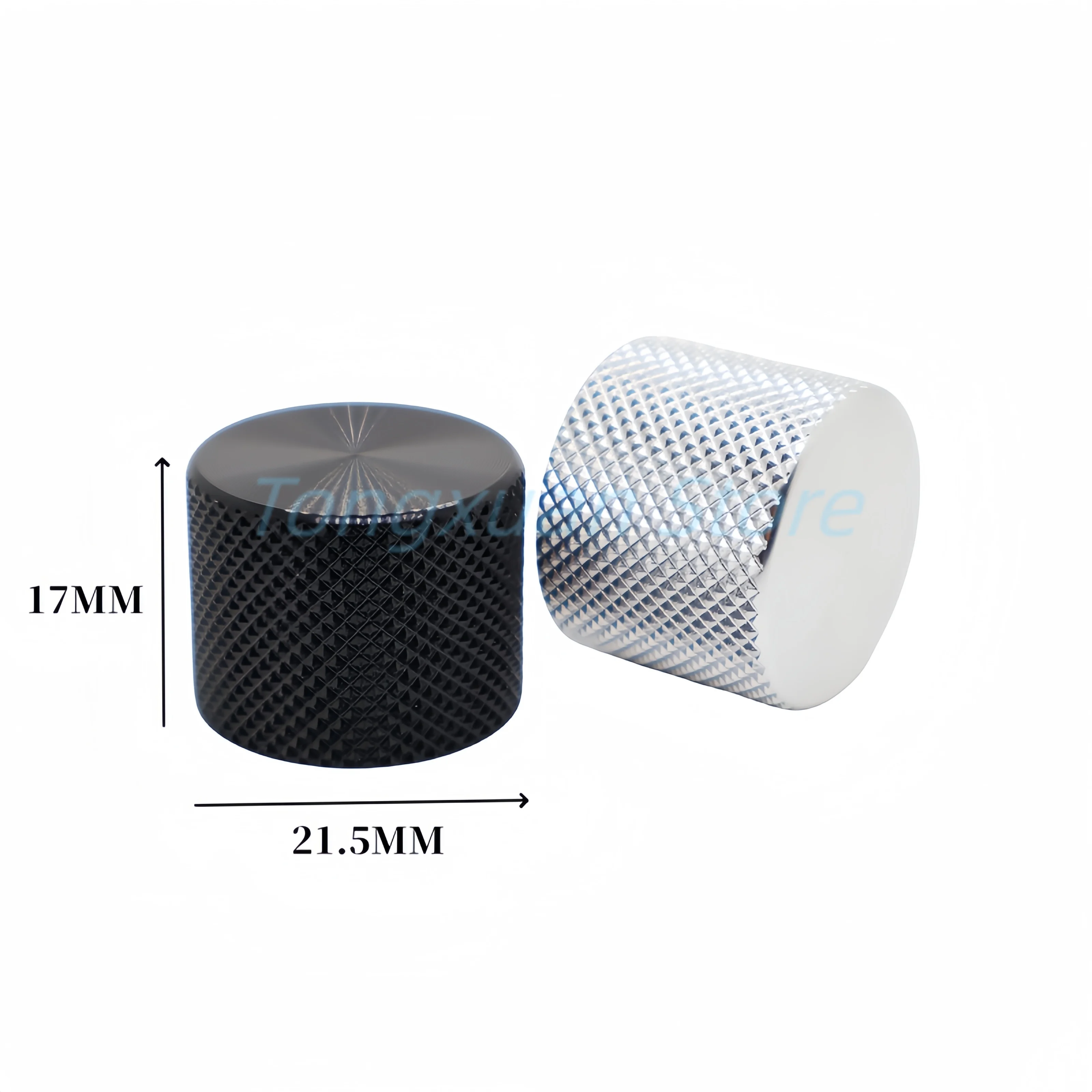Potentiometer Knob Cap Aluminum Knob 1pc Aluminum Alloy Knob Cap 21.5x17mm Car Volume Navigation Button Volume Potentiometer Switch Amplifier Knob 6mm Plum D Shaft