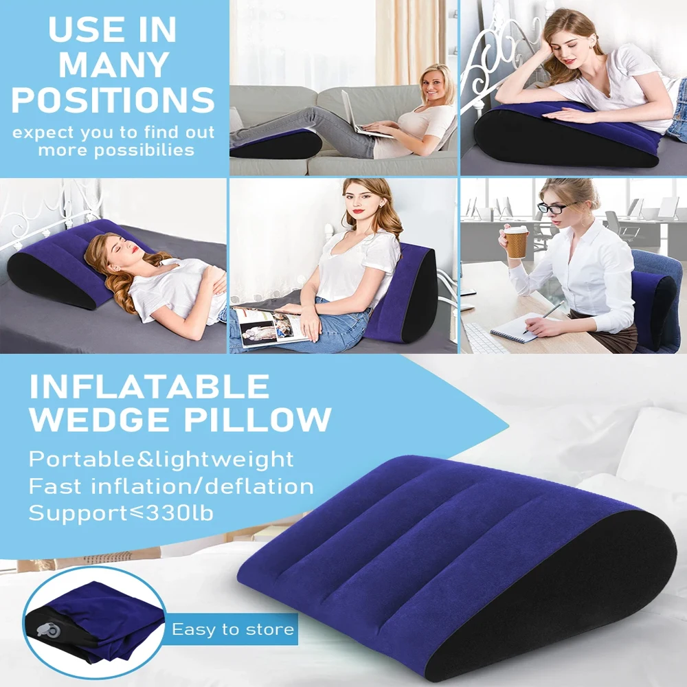Sex Toys Inflatable Wedge Pillow For Couples