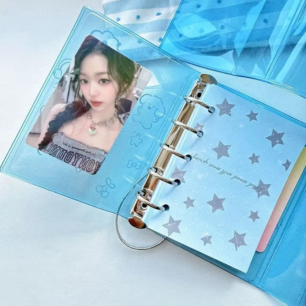 Koreanischer PVC-Fotokartenhalter M5 Niedliches Welpen-Fotoalbum Dreifach Faltbarer Fotokartenordner Kpop-Idol-Karten – Detail 9