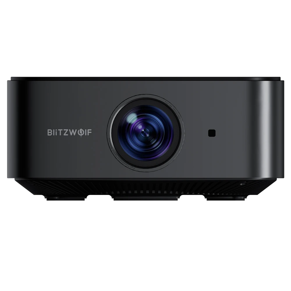 Blitzwolf 3" LCD Projector 120-Inch Screen 2.4G/5G Wireless Cast Screen 5G-WIFI Dual Bluetooth5.3 Electric UP&Down Keystone