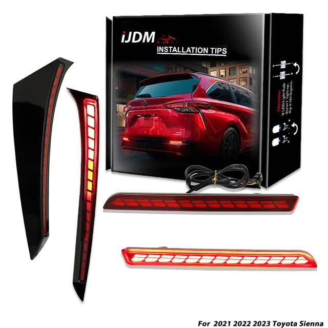 トヨタ シエナ リアインナーテールライト 2011 2012 2013 2014 助手席側 電球付き ベース|LE|XLE|LIM 並行輸入品 車用インナーテールライト リアブレーキ リバースストップランプ