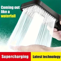 Large Area Shower Head 3 Modes Adjustable High Quality High Pressure Water Saving Flow Shower Faucet Nozzle Bathroom Accessories 4