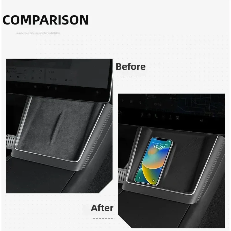Wireless Charging Anti-Skid Silica Gel Pad for Car Interior Accessories