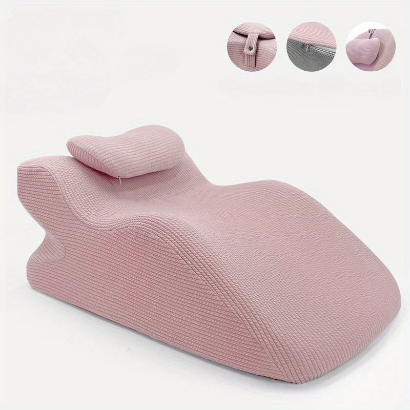 Memory Foam Reading Pillow - Lightweight Support for Neck & Back, Phone/Book Rest Assistant for Bed & Sofa, neck stretcher